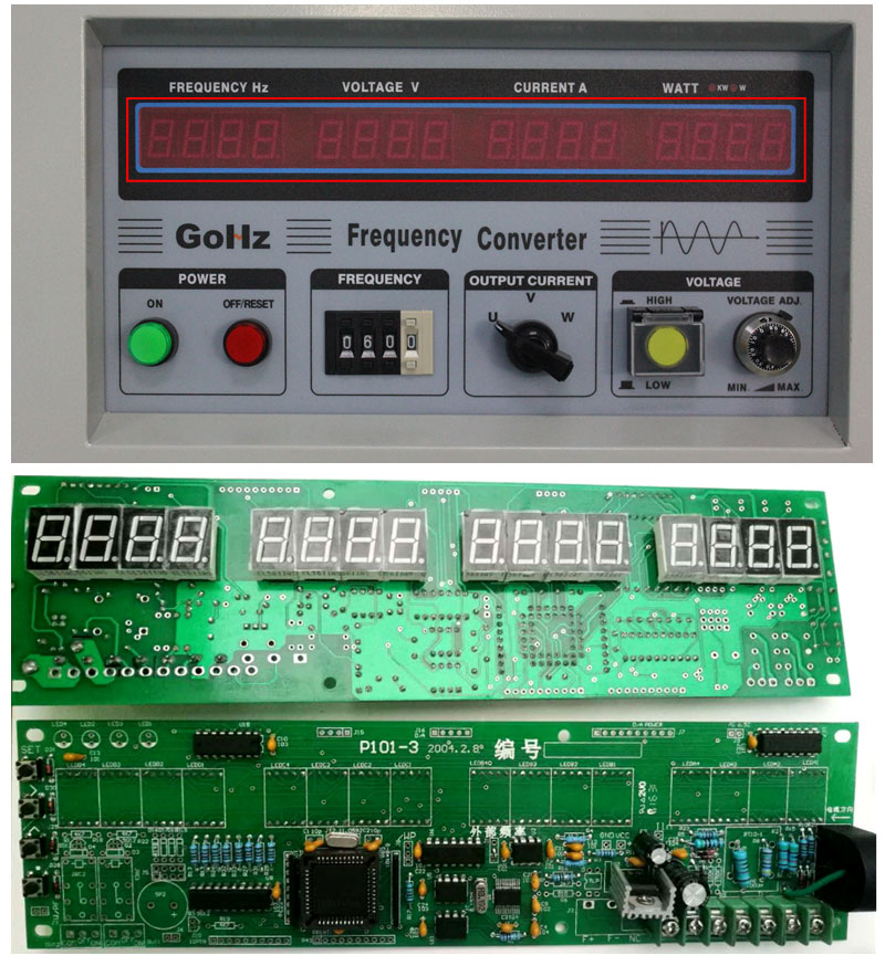Front display circuit board