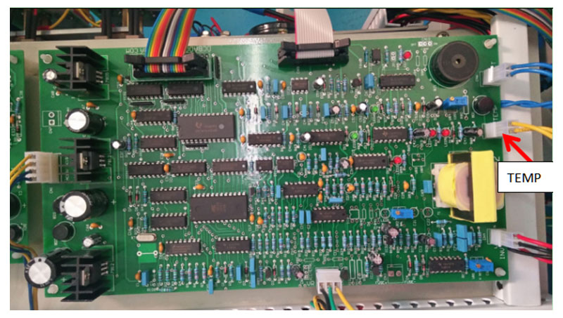 TEMP plug on main board