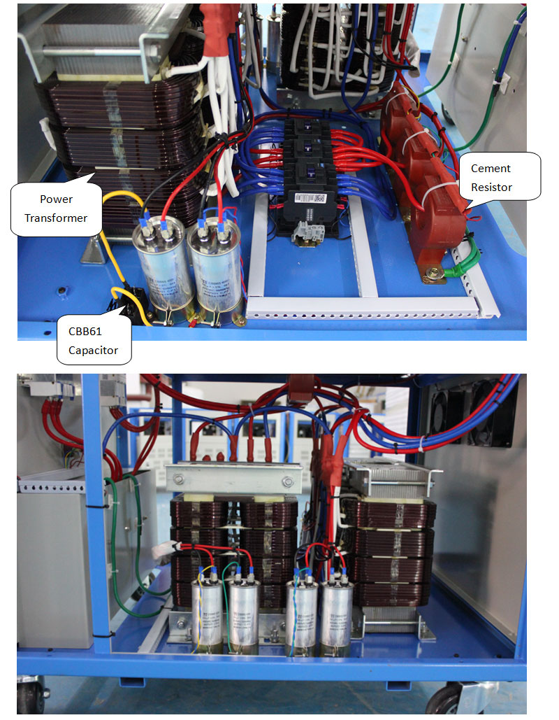 Frequency converter bottom side