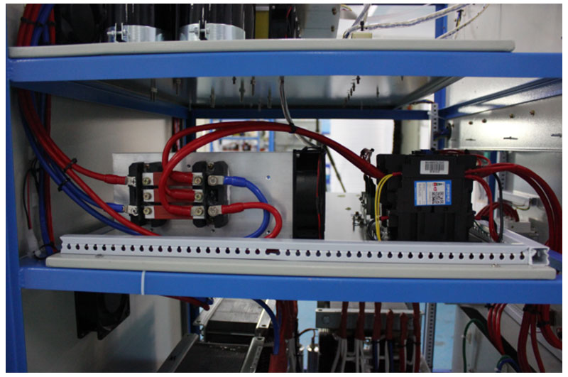 Frequency converter middle side