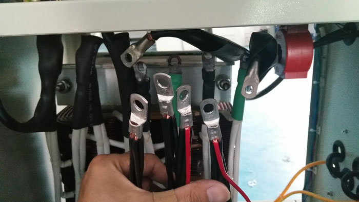 Unscrew terminal blocks