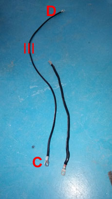 Replace with new cables