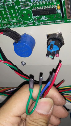 Cut off the switch cables